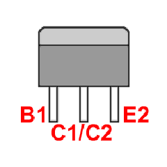 Цоколевка транзистора 2SA673A
