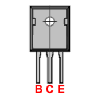 Цоколевка транзистора BUW42APFI