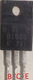 Цоколевка транзистора 2SB1566 (B1566)
